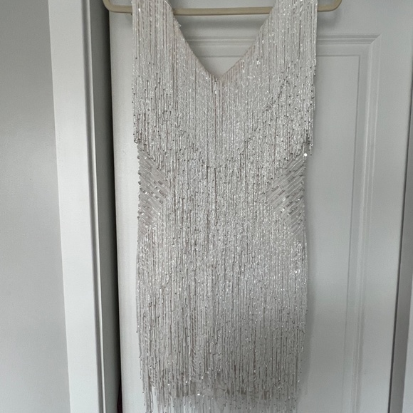 Nadine Merabi Sadie Dress White - Picture 7 of 10